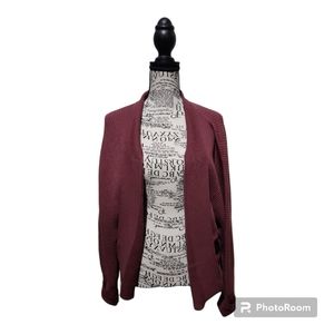 Express, Size L, Mauve Draped Cardigan NWT